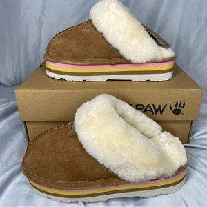 BEARPAW Women's Retro Loki Hickory Size 6 | Women's Slip-ons